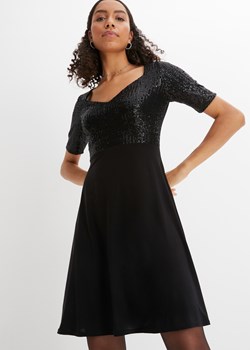 Sukienka z cekinami ze sklepu bonprix w kategorii Sukienki - zdjęcie 170609507