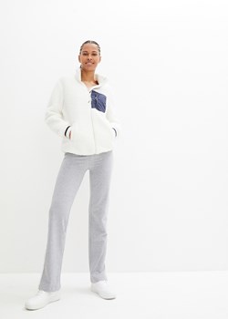 Spodnie shirtowe ze stretchem (2 pary), prosty fason ze sklepu bonprix w kategorii Spodnie damskie - zdjęcie 170609706