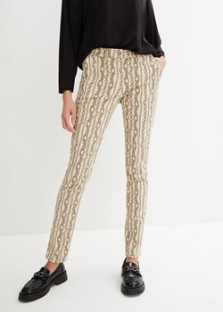 Spodnie ze stretchem ze sklepu bonprix w kategorii Spodnie damskie - zdjęcie 170610109