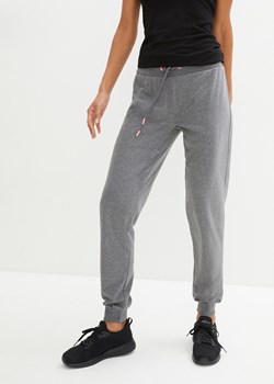 Spodnie sportowe ze ściągaczem ze sklepu bonprix w kategorii Spodnie damskie - zdjęcie 170610179