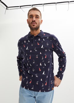 Shirt polo z bawełny organicznej ze sklepu bonprix w kategorii T-shirty męskie - zdjęcie 170610188