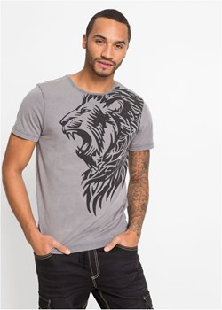 T-shirt Slim Fit, z łatwej w pielęgnacji bawełny ze sklepu bonprix w kategorii T-shirty męskie - zdjęcie 170610346