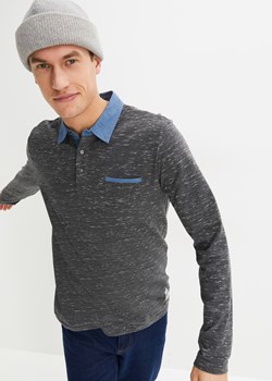 Shirt polo, długi rękaw ze sklepu bonprix w kategorii T-shirty męskie - zdjęcie 170610378