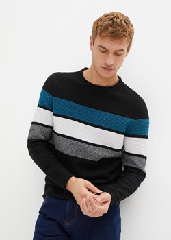 Sweter z bawełny z recyklingu ze sklepu bonprix w kategorii Swetry męskie - zdjęcie 170610416