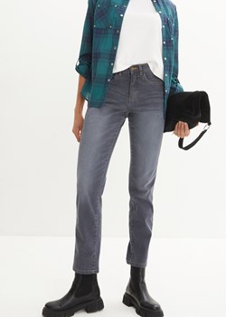 Dżinsy Straight Mid Waist, ultra soft ze sklepu bonprix w kategorii Jeansy damskie - zdjęcie 170611358