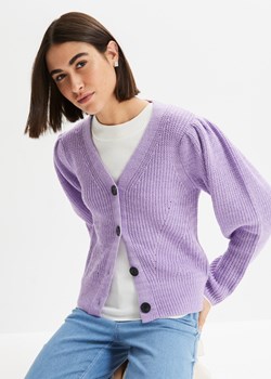 Krótki sweter rozpinany ze sklepu bonprix w kategorii Swetry damskie - zdjęcie 170611687
