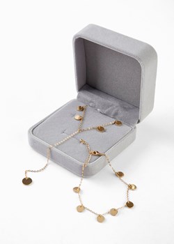 Łańcuszek + bransoletka pozłacane (kompl. 2-częściowy) ze sklepu bonprix w kategorii Komplety biżuterii - zdjęcie 170612677