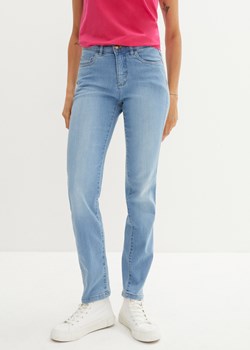 Dżinsy ze stretchem Straight, mid waist ze sklepu bonprix w kategorii Jeansy damskie - zdjęcie 170612815