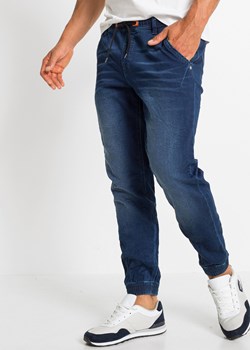 Dżinsy dresowe z gumką w talii, Regular Fit Straight ze sklepu bonprix w kategorii Jeansy męskie - zdjęcie 170612937