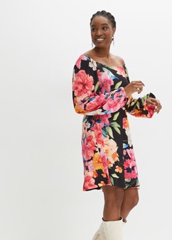 Sukienka z kwiatowym nadrukiem ze sklepu bonprix w kategorii Sukienki - zdjęcie 170613036
