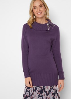 Długi sweter ze sklepu bonprix w kategorii Swetry damskie - zdjęcie 170613817