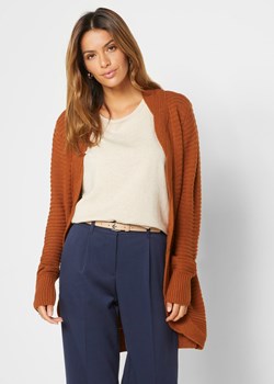 Długi sweter bez zapięcia ze sklepu bonprix w kategorii Swetry damskie - zdjęcie 170613827