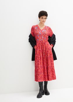 Sukienka midi z dżerseju, z wiązanym paskiem ze sklepu bonprix w kategorii Sukienki - zdjęcie 170613948