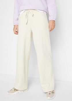 Miękkie spodnie dresowe, prosty fason ze sklepu bonprix w kategorii Spodnie damskie - zdjęcie 170614369