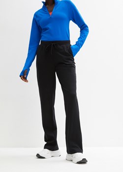 Spodnie sportowe z bawełny organicznej, Flared ze sklepu bonprix w kategorii Spodnie damskie - zdjęcie 170614405