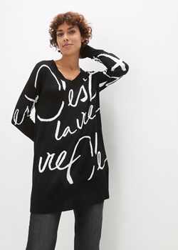 Sweter w napisy ze sklepu bonprix w kategorii Swetry damskie - zdjęcie 170614509