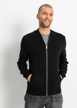 Sweter rozpinany z bawełny z recyklingu ze sklepu bonprix w kategorii Swetry męskie - zdjęcie 170615005
