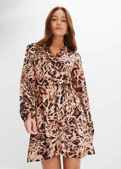 Sukienka w cętki leoparda ze sklepu bonprix w kategorii Sukienki - zdjęcie 170615095