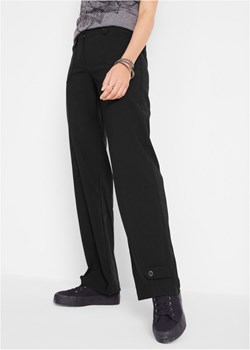 Spodnie z bengaliny z regulowanym paskiem w talii, STRAIGHT ze sklepu bonprix w kategorii Spodnie damskie - zdjęcie 170615228