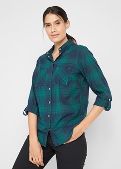 Bluzka bawełniana w kratę ze sklepu bonprix w kategorii Koszule damskie - zdjęcie 170615337