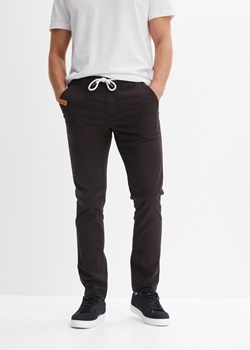 Spodnie ze stretchem i gumką w talii, Regular Fit Straight ze sklepu bonprix w kategorii Spodnie męskie - zdjęcie 170615409
