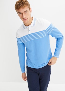 Shirt polo z długim rękawem ze sklepu bonprix w kategorii T-shirty męskie - zdjęcie 170615788