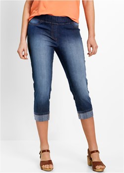 Dżinsy Slim Fit, mid waist, bawełna ze sklepu bonprix w kategorii Jeansy damskie - zdjęcie 170616297