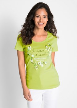 Shirt bawełniany, krótki rękawy ze sklepu bonprix w kategorii Bluzki damskie - zdjęcie 170616299