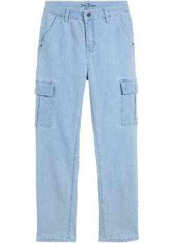 Dżinsy bojówki chłopięce, Loose Fit ze sklepu bonprix w kategorii Spodnie chłopięce - zdjęcie 170616449