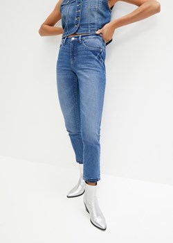 Dżinsy Slim Fit Mid Waist, cropped ze sklepu bonprix w kategorii Jeansy damskie - zdjęcie 170616455