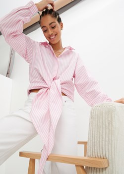 Bluzka oversize z bawełny organicznej ze sklepu bonprix w kategorii Koszule damskie - zdjęcie 170616508