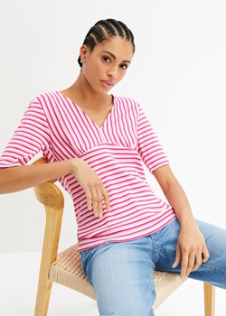 Shirt w paski ze sklepu bonprix w kategorii Bluzki damskie - zdjęcie 170616516