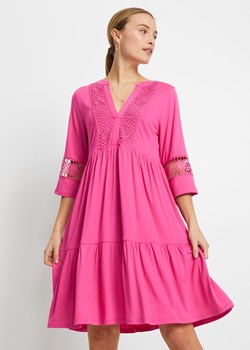 Sukienka tunikowa z koronką ze sklepu bonprix w kategorii Sukienki - zdjęcie 170616556