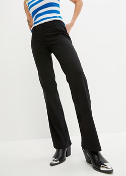 Spodnie ze stretchem BOOTCUT ze sklepu bonprix w kategorii Spodnie damskie - zdjęcie 170616929