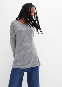 Shirt melanżowy z długim rękawem ze sklepu bonprix w kategorii Bluzki damskie - zdjęcie 170616976