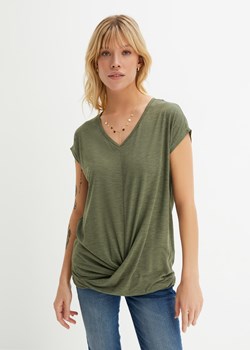 Shirt z przewiązaniem ze sklepu bonprix w kategorii Bluzki damskie - zdjęcie 170617026