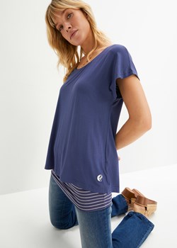 Długi shirt 2 w 1 ze sklepu bonprix w kategorii Bluzki damskie - zdjęcie 170617048