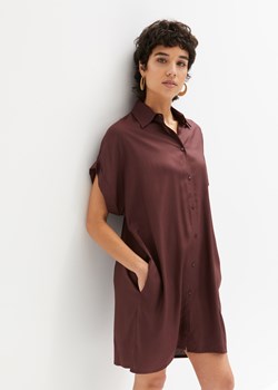 Sukienka koszulowa ze zrównoważonej wiskozy ze sklepu bonprix w kategorii Sukienki - zdjęcie 170617728