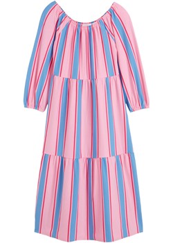 Sukienka dziewczęca z dżerseju z bawełny organicznej ze sklepu bonprix w kategorii Sukienki dziewczęce - zdjęcie 170617887