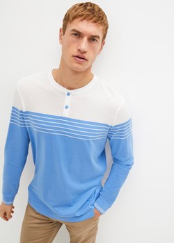 Shirt henley z długim rękawem ze sklepu bonprix w kategorii T-shirty męskie - zdjęcie 170618207