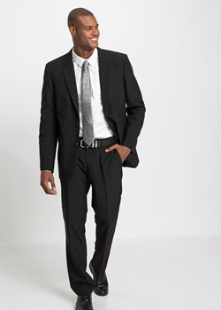 Garnitur 4-częściowy: marynarka, spodnie, koszula, krawat ze sklepu bonprix w kategorii Garnitury męskie - zdjęcie 170618367