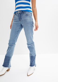 Dżinsy patchworkowe ze sklepu bonprix w kategorii Jeansy damskie - zdjęcie 170618869