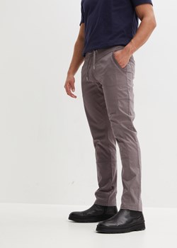 Spodnie ze stretchem i gumką w talii, Regular Fit Straight ze sklepu bonprix w kategorii Spodnie męskie - zdjęcie 170619977