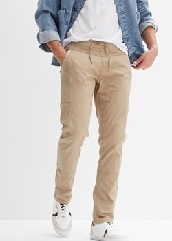 Spodnie ze stretchem i gumką w talii, Regular Fit Straight ze sklepu bonprix w kategorii Spodnie męskie - zdjęcie 170619978
