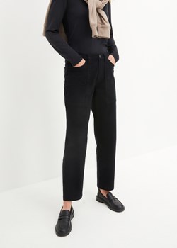 Spodnie twillowe z naszywanymi kieszeniami ze sklepu bonprix w kategorii Spodnie damskie - zdjęcie 170620228