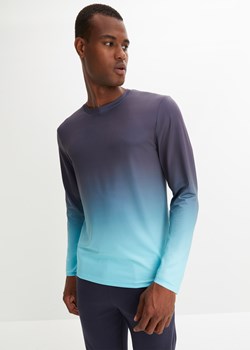 Shirt sportowy z długim rękawem, w cieniowanym kolorze ze sklepu bonprix w kategorii T-shirty męskie - zdjęcie 170620285