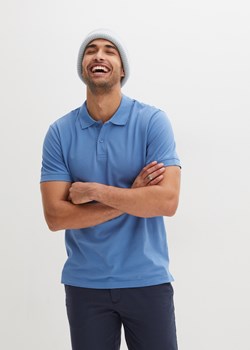 Shirt polo z bawełny pique, krótki rękaw ze sklepu bonprix w kategorii T-shirty męskie - zdjęcie 170620458
