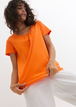 Shirt bawełniany, krótki rękaw ze sklepu bonprix w kategorii Bluzki damskie - zdjęcie 170620489