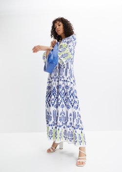 Długa sukienka z nadrukiem ze sklepu bonprix w kategorii Sukienki - zdjęcie 170620647