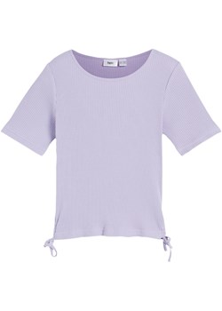 Shirt dziewczęcy w prążek ze sklepu bonprix w kategorii Bluzki dziewczęce - zdjęcie 170621035